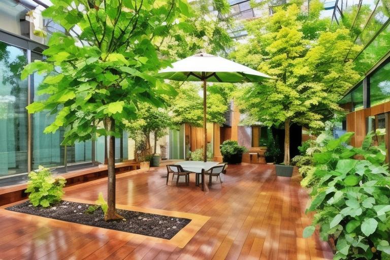 如何在有限的庭院空间中实现多元化的植物配置以适应不同季节的变化?